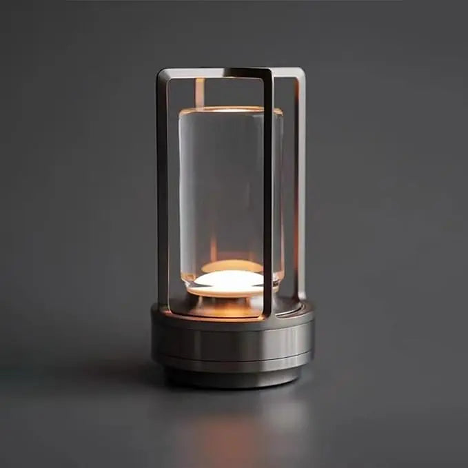 Hot Selling Cordless Aluminum LED Table Lamp Modern Luxury Indoor Outdoor Portable Metal Touch Control Battery Power Restaurant