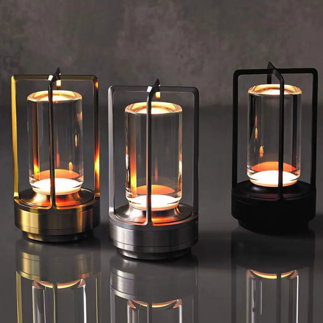 Hot Selling Cordless Aluminum LED Table Lamp Modern Luxury Indoor Outdoor Portable Metal Touch Control Battery Power Restaurant